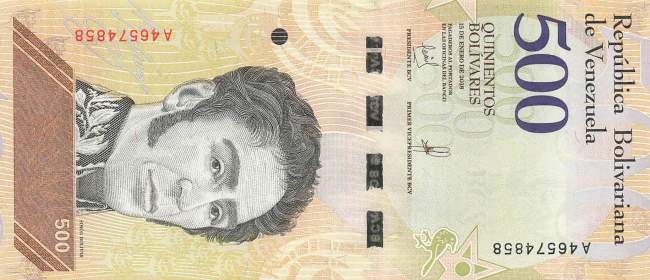 500 Bolivares 2018
